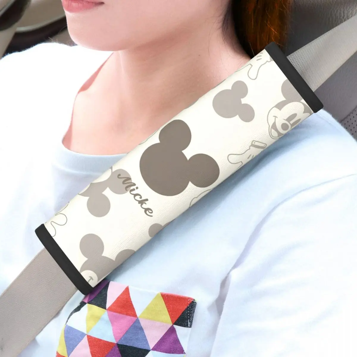 

Ремни сиденья автомобиля с Микки Маусом, наплечники, удобные чехлы на ремни безопасности для автомобиля, грузовика