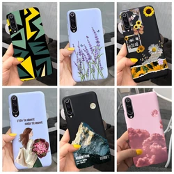 Case For Xiaomi Mi 9 Cover Mi 9 SE Funda Fashion Moon Patterns Soft Silicone Matte Capa For Xiaomi Mi 9 Lite Funda Mi9 SE Bumper