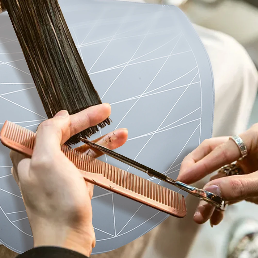 Chal antiadherente impermeable para teñir el cabello, capa corta duradera para peluquería y estilista, capa larga para salón de belleza