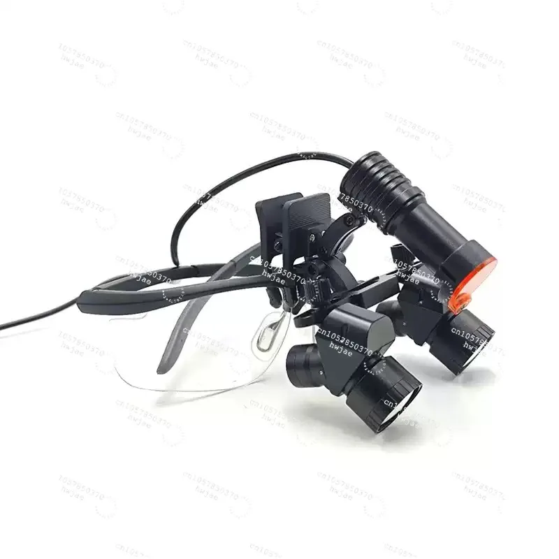 Dental magnifying glass corner magnifying glass medical head-mounted magnifying glass headlamp oral microsurgery glasses