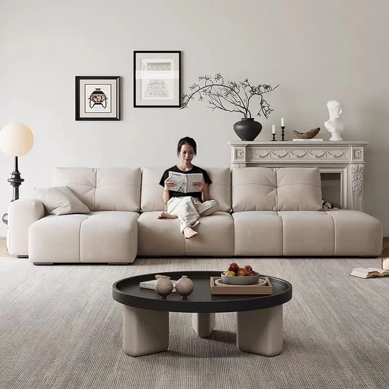 @！Modern Luxury Sectional Sofa Set Living Room Furniture Modular Soft Sofa Apartment Hotel Couch for Wholesale