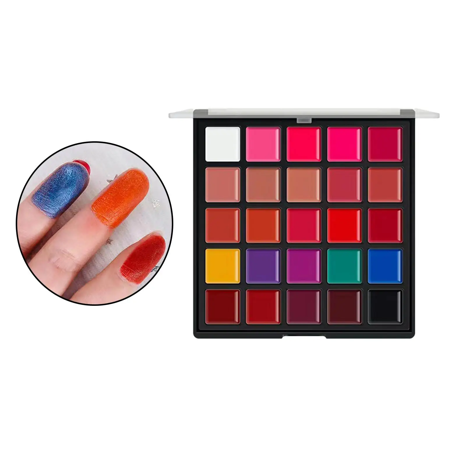 Professional 2 Lipsticks Palette Matte Soft Smooth for Girls Teenager