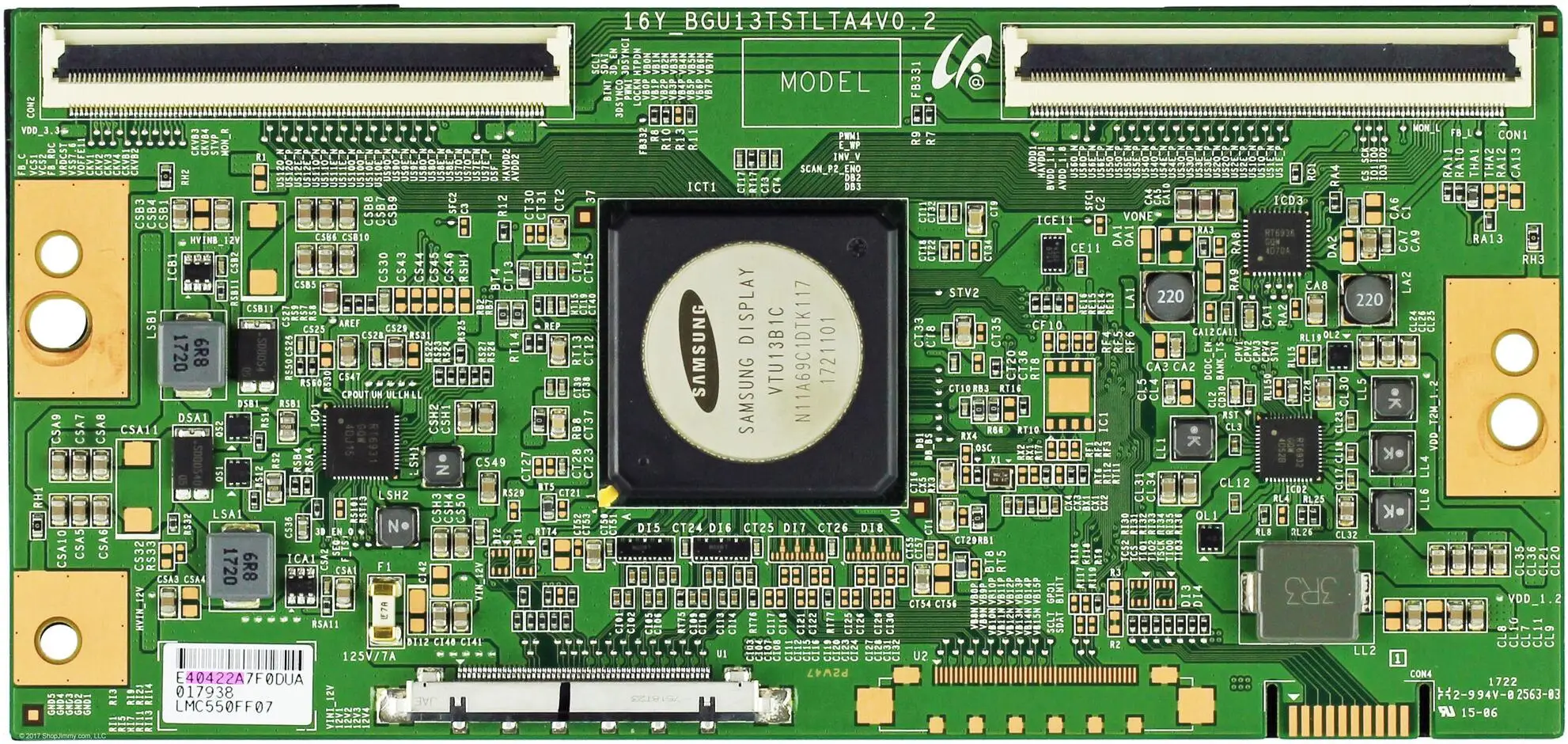 16Y-BGU13TSTLTA4V0.2 LMC650FF05 LJ94-40418A T-con Board for 65'' 65 inch LE65K6500U 65LUA58L LS65A51 G65Y-T TV Logic Board