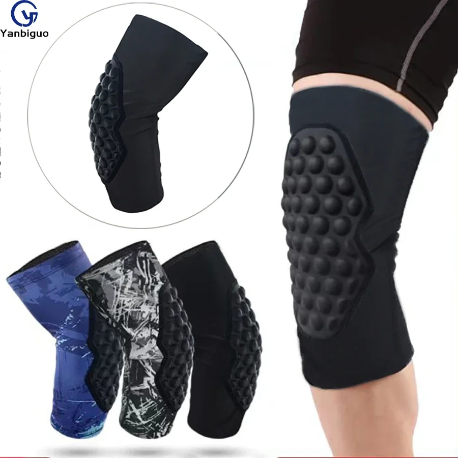 

1PCS Sport Knee Braces EVA Anti-Collision, Youth & Adult Sizes, Knee Pads Compression for Sports Wrestling Protector Gear