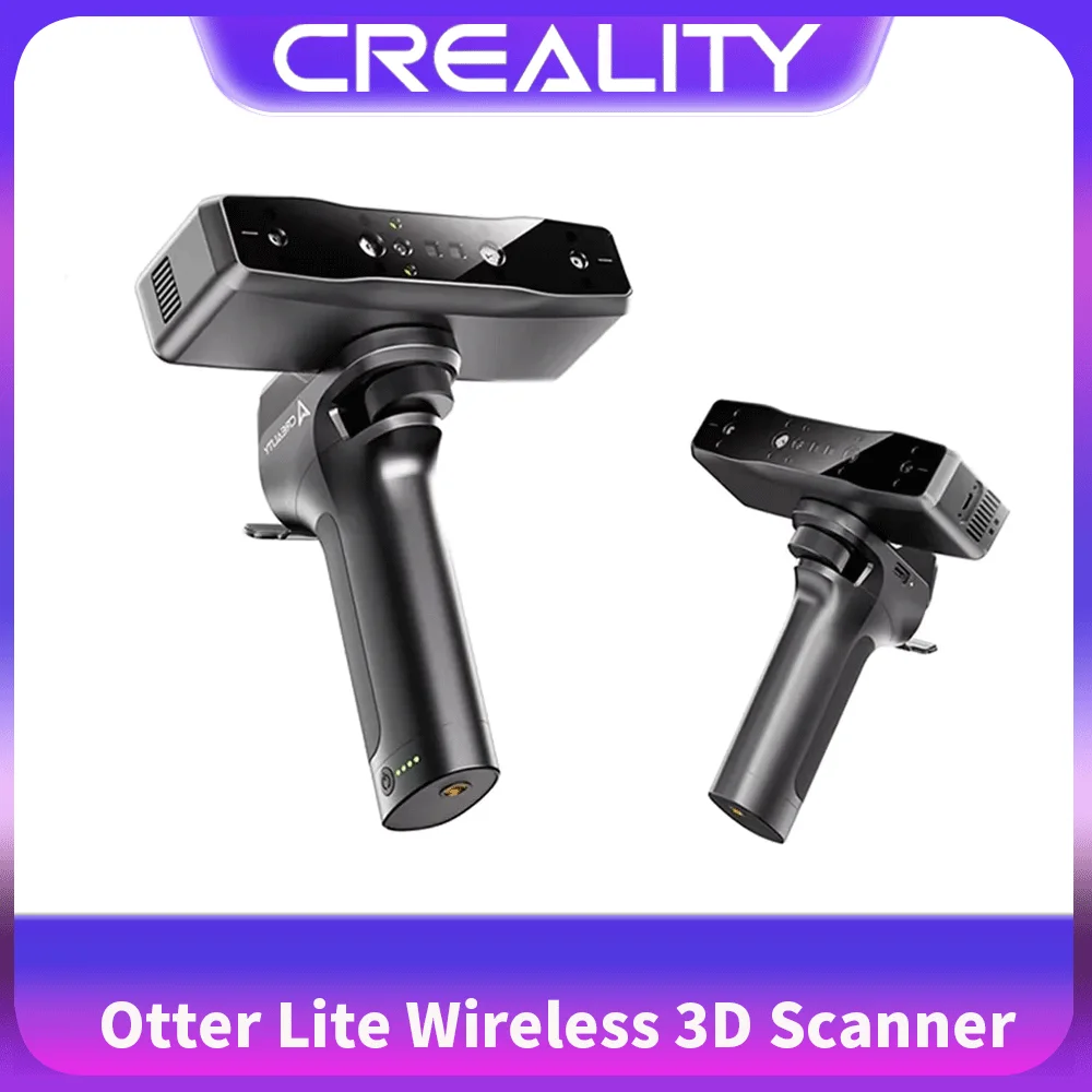 

Creality Otter Lite 3D Scanner Wireless 3D Scanner CR-Scan Raptor 0.05mm High Accuracy Anti-shaking Full-Color 3D Scanner