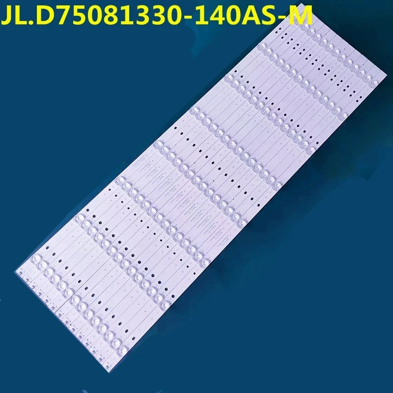 New Kit 14pcs  LED Backlight Strip 8lamps for 75UHD520 TQLED75PR001 JL.D75081330-140AS-M ZN-75H08A-14 V750DK2-Q01 G750QD1DK2-6