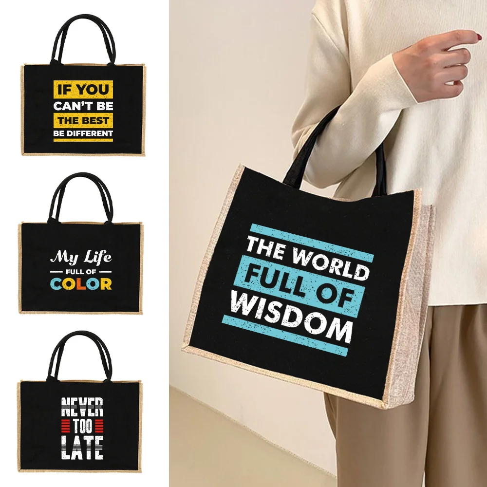 

Серия Phrase для хранения путешествий, портативные новые женские сумки-тоут, большая вместительная сумка для покупок, многофункциональная сумка на плечо