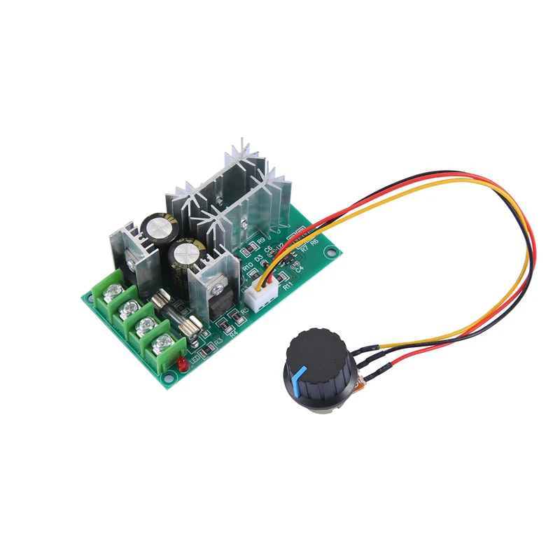 A47U 20A PWM DC Motor Speed Controller 12V 24V 36V 48V with Potentiometer Knob Switch