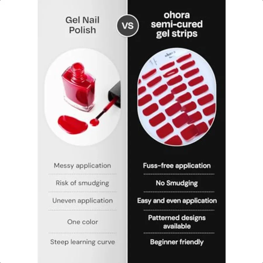 세미 큐어드 젤 네일 스트립 N 크림 스카이 블루 솔리드, 모든 UV LED 램프와 호환, 살롱 품질, 오래 지속, 간편하게 붙이고 벗길 수 있음