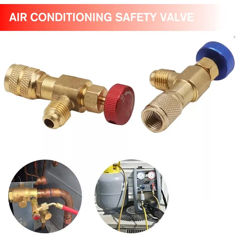 

Iquid Safety Valve R410A R22 Air Conditioning Refrigerant Conditioning "Safety And Hand Repair Fluoride Air Adapter 1/4 Too J4E3