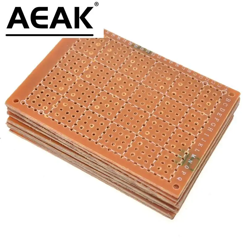 10Pcs PCB 5*7CM 5*7 DIY Prototype Paper PCB Universal Experiment Matrix Circuit Board 5x7CM