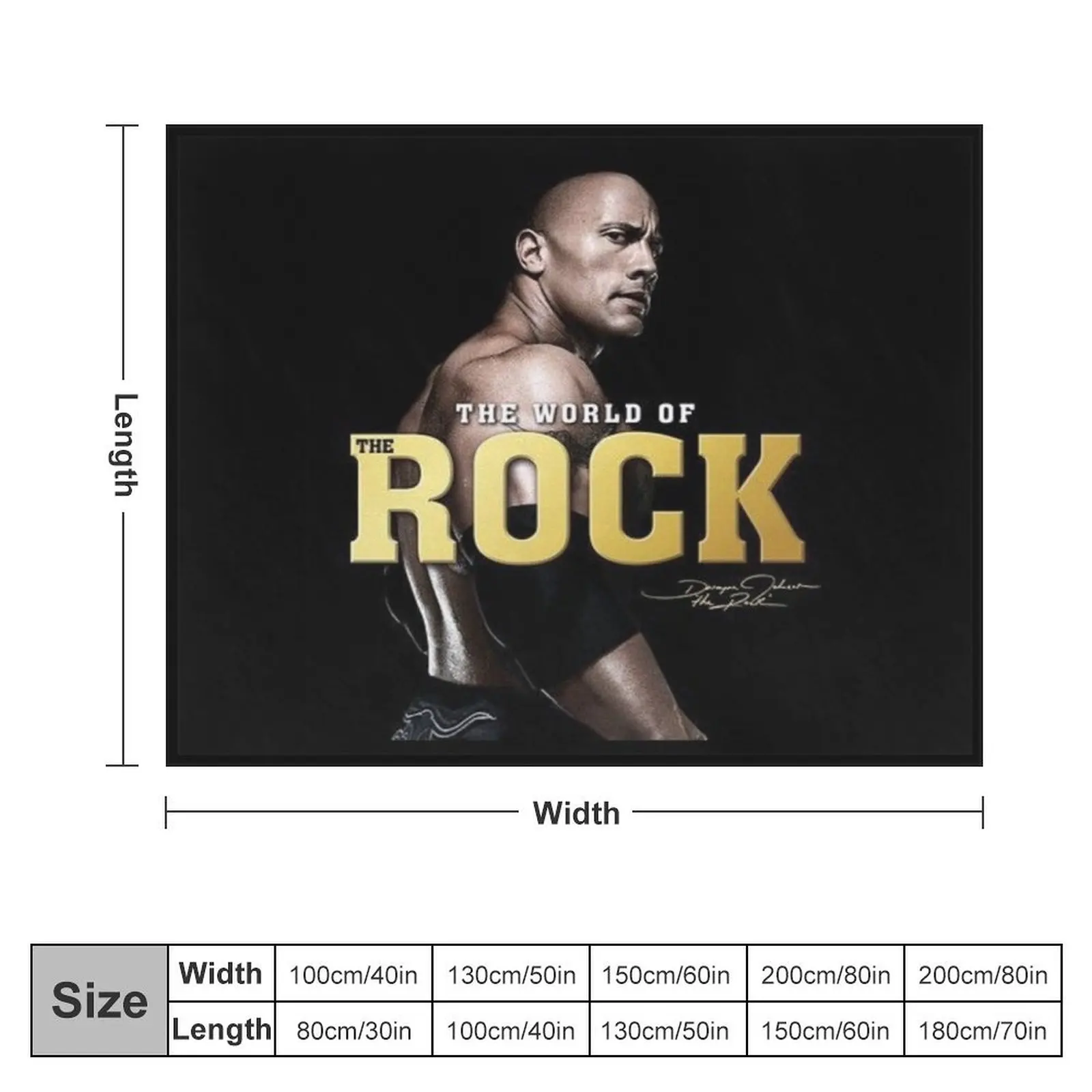 dwayne johnson Throw Blanket anime Soft decorative Blankets