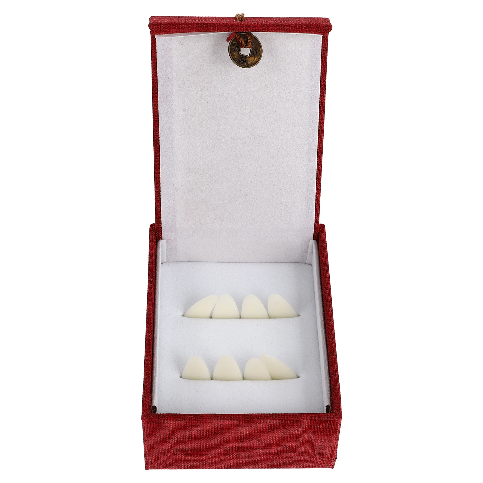 

Guzheng Nails Picks Fake Pipa Covers Practice Tools Protectors Instrument Child Portable Delicate Pattern Ergonomic Curve