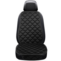 2PCS Set Warm Plush Car Seat Cushion Cover Backrest Front Rear Seat Protector Case Wear-resistant Universal Auto Accessories