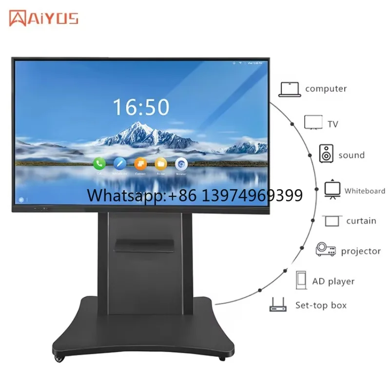 2025 New All-in-one Smart Whiteboard Electronic for Education Equipment Teaching Board School Blackboard Indoor