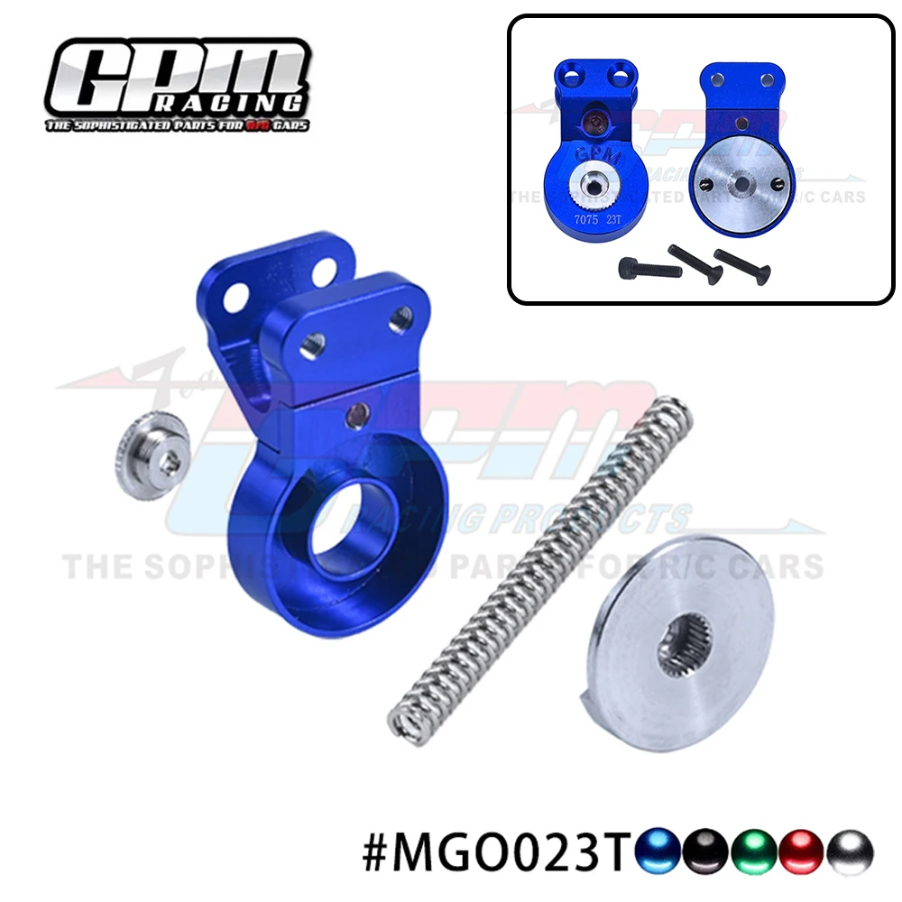 

GPM 23T 25T сервопривод из алюминиевого сплава для ARRMA 1/10 GORGON, модернизация с разгрузочной защитой рулевого управления, группа сервоприводов