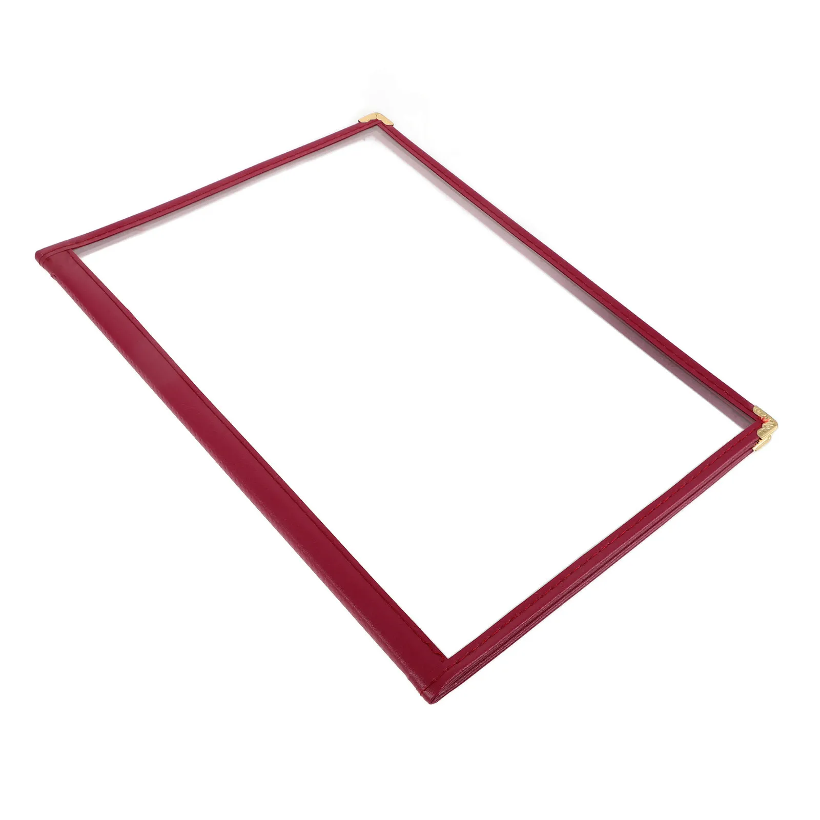 

Прозрачная обложка для меню формата А4, 4 страницы, 8 видов отображения, прозрачный держатель для ресторанов, кафе, баров, устойчивая к разливам жидкостей, папка для меню, профессиональный вид