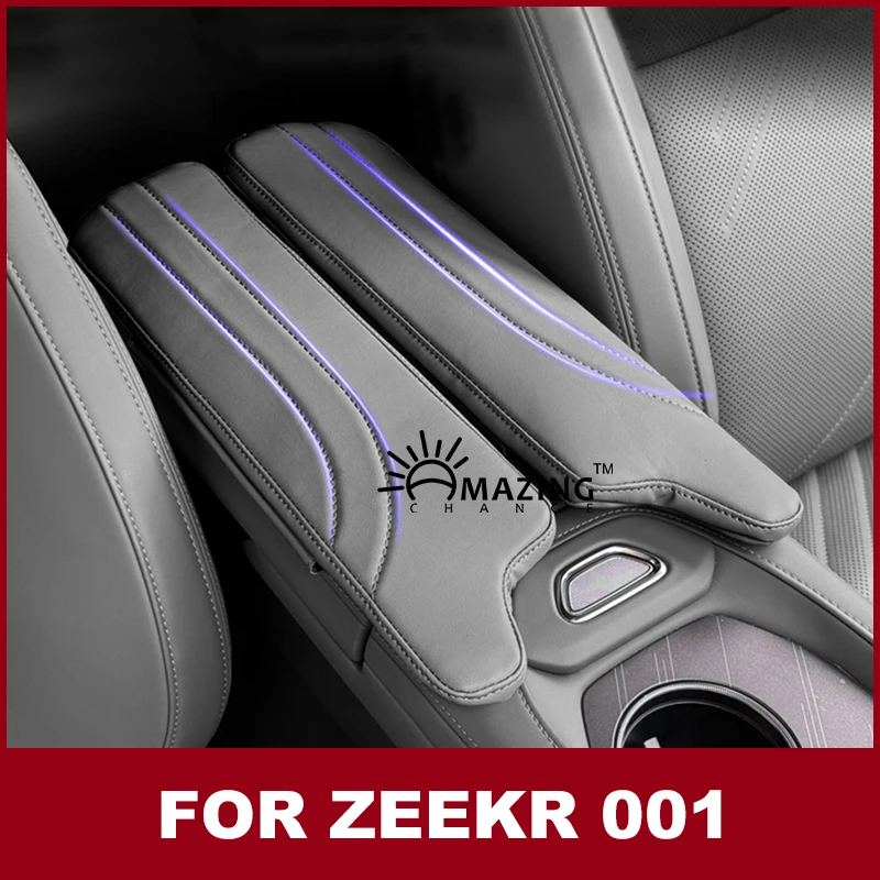 Для Zeekr 001 2025 2024 2023 2022 автомобильный подлокотник, увеличивающая высоту коврик, центральный подлокотник, защитный чехол, аксессуары для интерьера