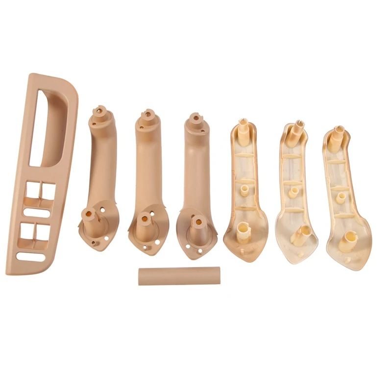 

Top!-6Pcs/Set Beige Inside Door Handle Cover Grab Bezel Trim Panel 3B1867171E For VW MK4 Jetta Golf 1J0867172D 3B0867175