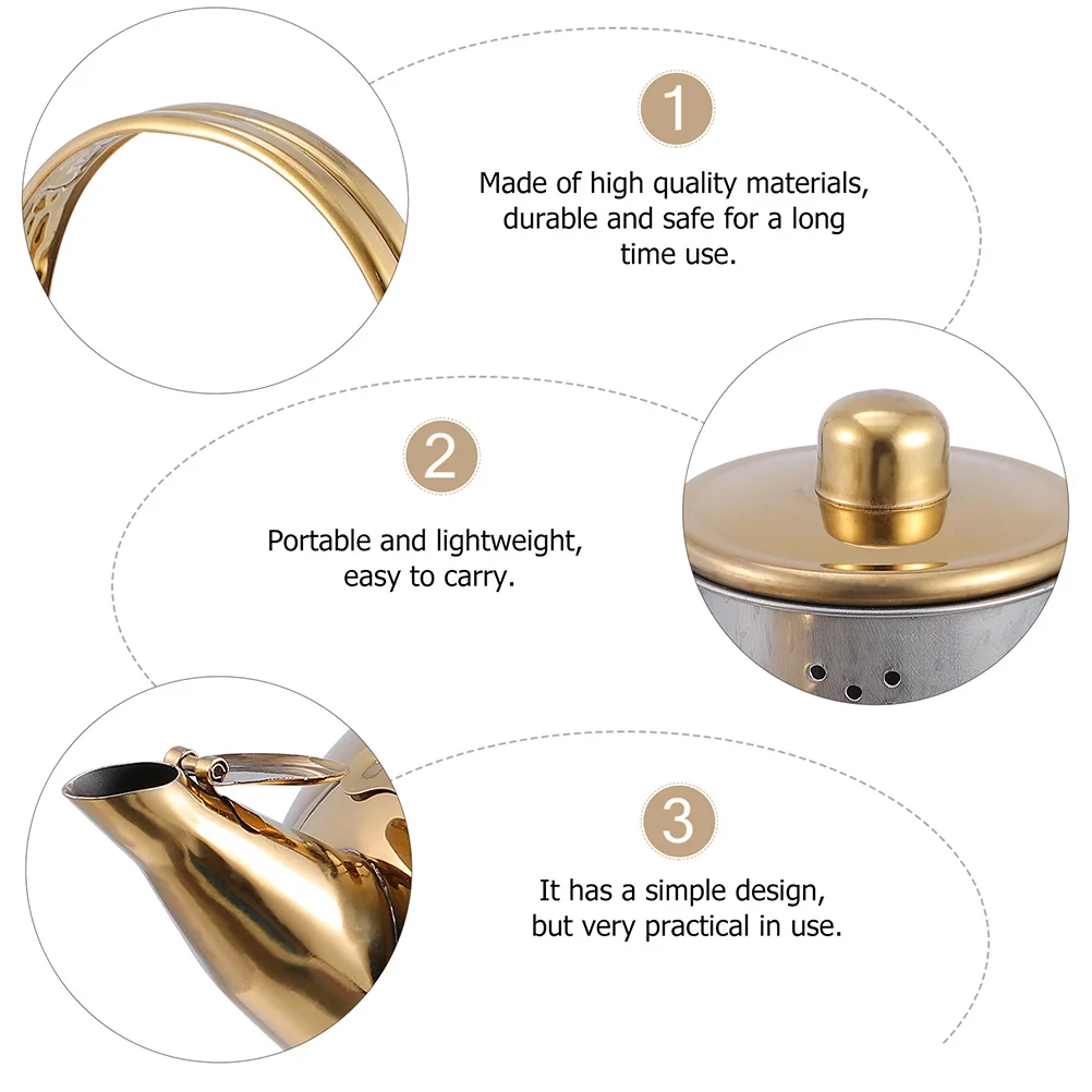 

Thickened Stainless Steel Tea Kettle Large Capacity Home Portable Boiling Kettle Practical Teapot Filter Screen