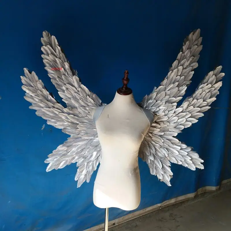 Enfants adultes CosPlay fête hirondelle ange plume ailes d'oiseau accessoire enfants Halloween fête de noël