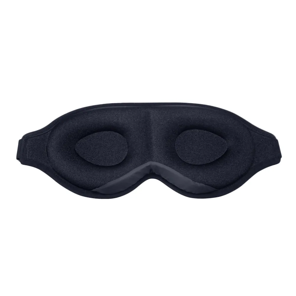 Memory Foam Sleep Eye Mask Adjustable Headband Gentle on Hair Reduces Puffiness Home Travel Use Sleeping Eye Mask Blockout Light