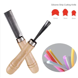 Split Neon Light Right Carving Knife Angle Arc Cutter Hand Tool Knife Soft Silicone Strip Accessories