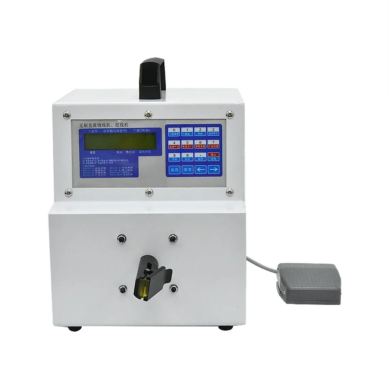 

110V/220V Microcomputer Winding Machine Fully Automatic Pedal Twisting Machine High Speed Stranding Machine 90W 300-7500 rev/min