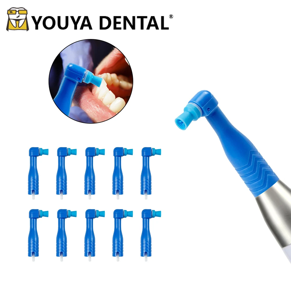 

10PCS Dental Disposable Prophy Angles Cups for Contra Angle 90° angle Disposable Prophy Pro Angle For polishing