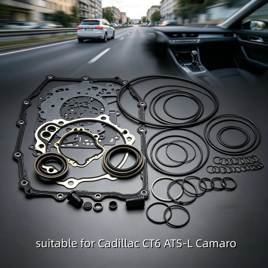 8L45 Transmission Minor Repair Kit Gasket & Seal Set for GM 8L45 Automatic Gearbox，Extend the service life of the gearbox