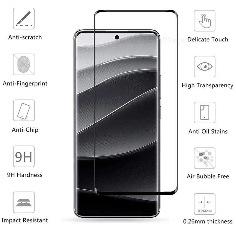 6in1Glass For Xiaomi Redmi Note 14 Pro Plus 5G Screen Protector Tempered Glass 3D Protective Phone Lens Film Redmi Note 14 Pro+