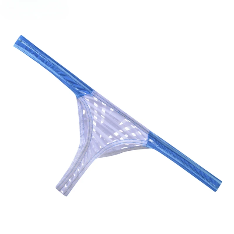 

Мужские ультратонкие стринги, нижнее белье, мужское сексуальное прозрачное бикини с Т-образной спинкой, трусики, сумка Tanga Hombre, слипоны для мужчин, нижнее белье