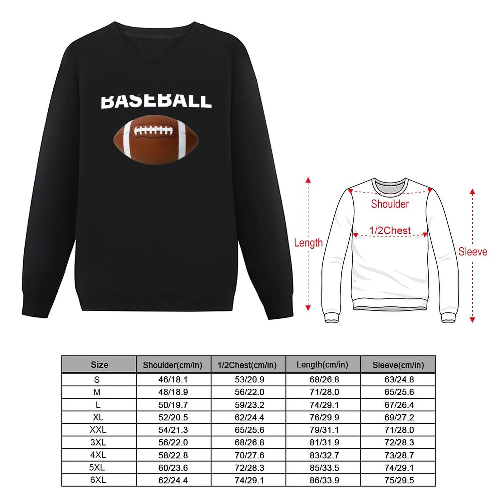 Baseball (football) Sweatshirt streetwear men korean clothes new in hoodies & sweat-shirt