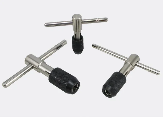 T-Shaped Tap Hinge Hand Frame Hand Tap Wrench Tap Chuck Twist Hand M6-M12 M5-M8 M3-M6