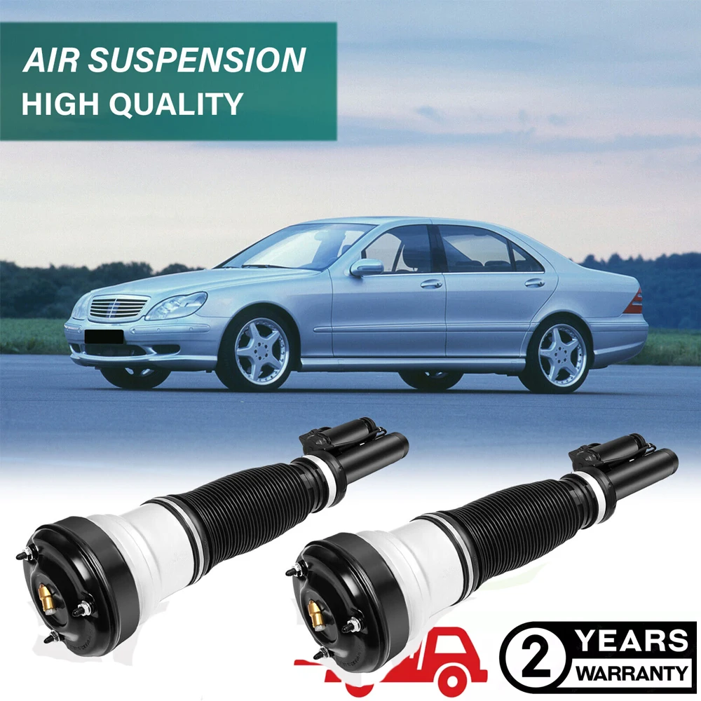 2 Front Air Suspension Struts For Mercedes-Benz W220 S320 S430 S500 S600 S55 S65