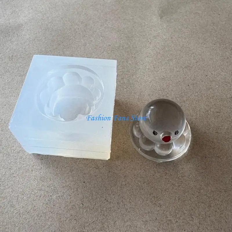 

Flexible Silicone Mold for Octopus Art and Crafts Epoxy Resin Mould for Artistic Creations Jewelry Making Tool