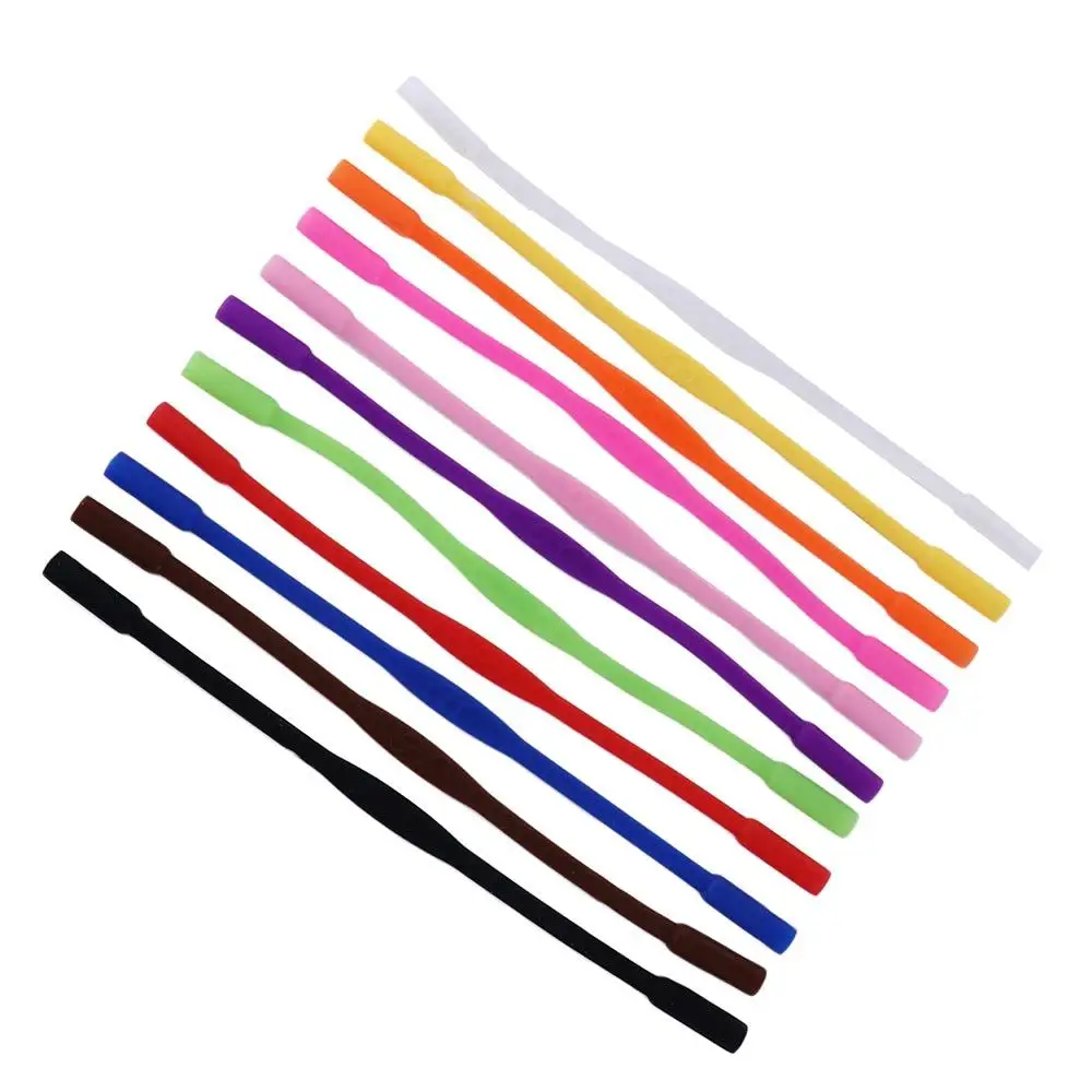 Высокоэластичные однотонные модные детские солнцезащитные очки, веревка, шнур для очков, цепочки для очков, ремешок для солнцезащитных очков