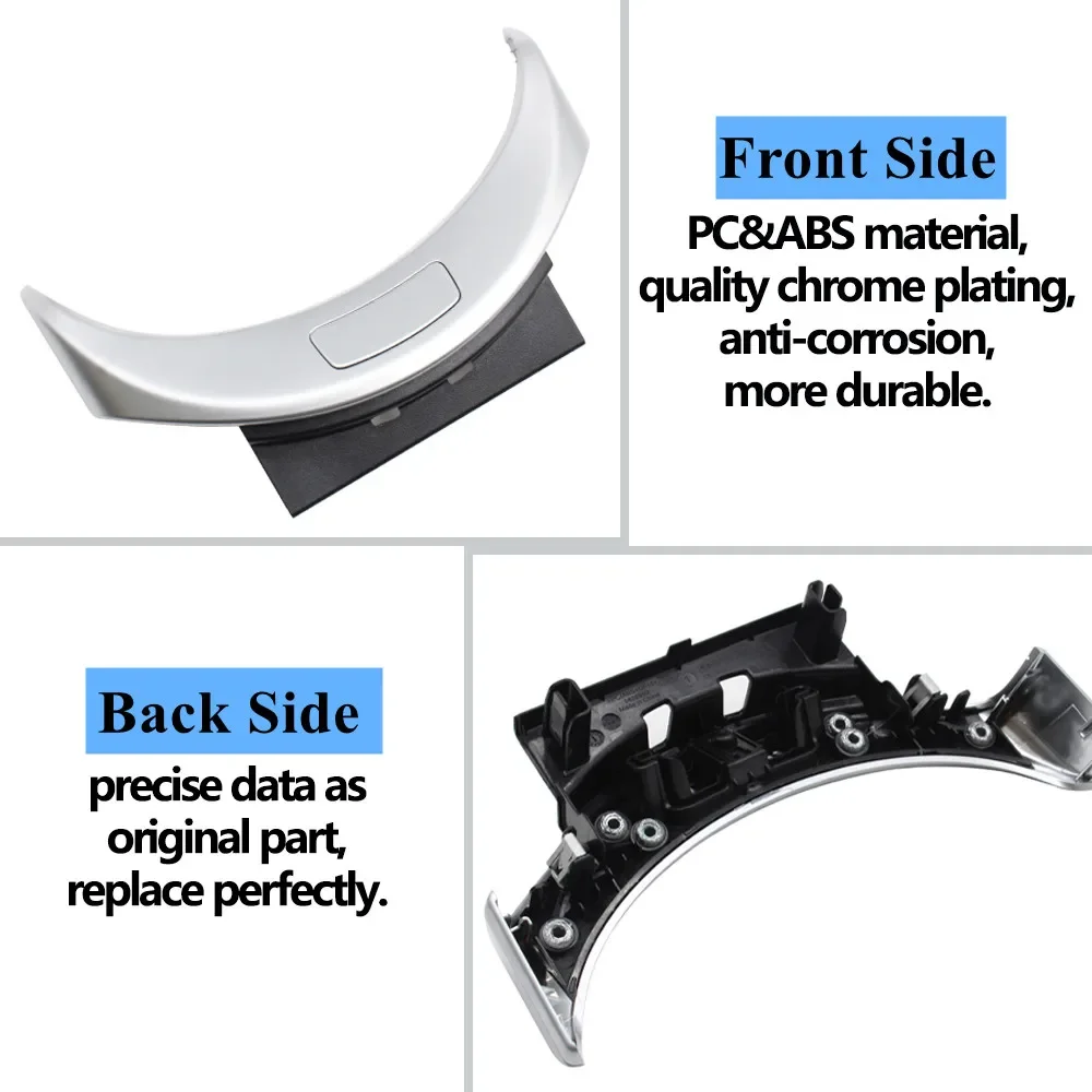 For Benz C Class W205 C300 C400 GLC W253 A2056803407 A2056803307 Center Console Armrest Switch Cover Button Central Storage Box 5