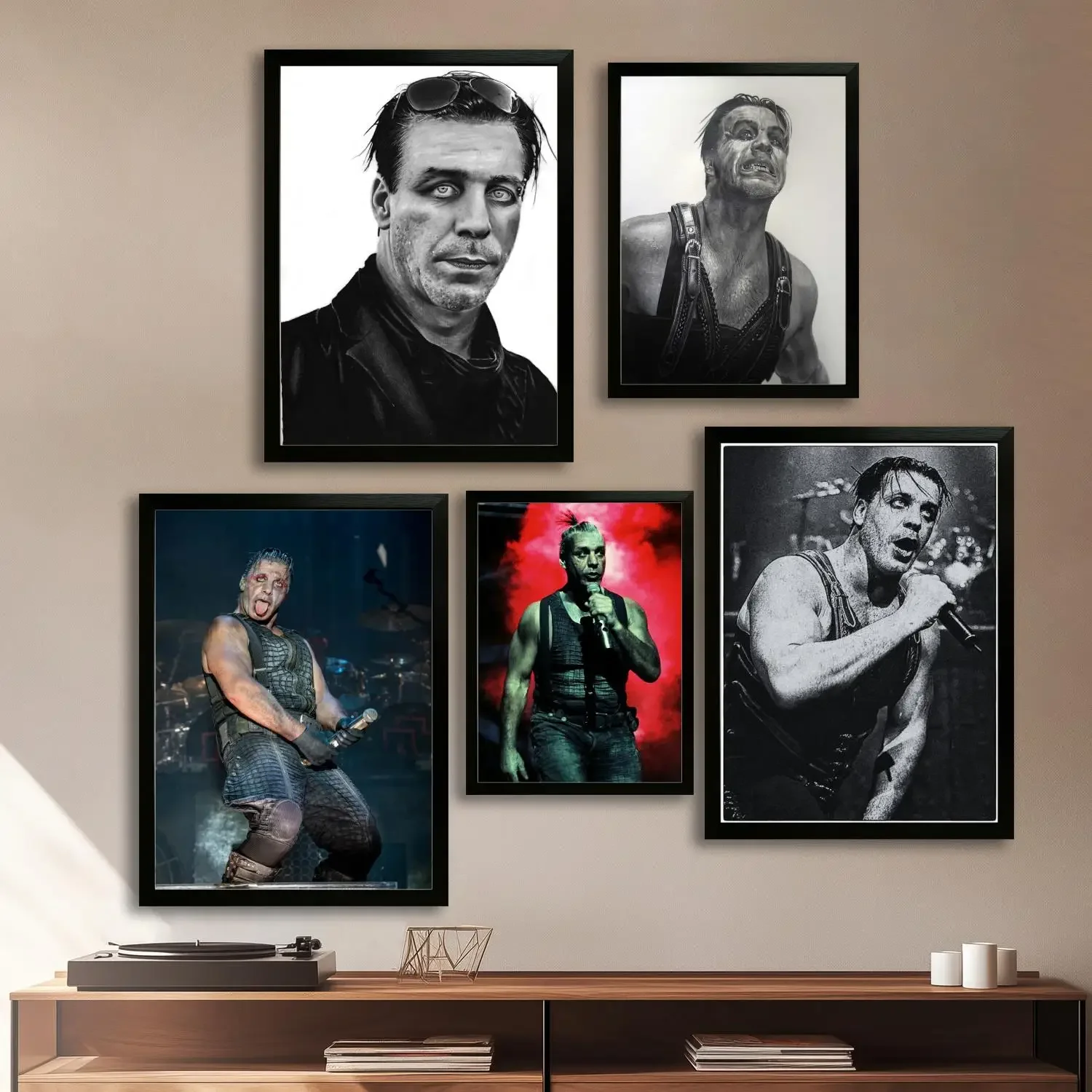 till lindemann Canvas Art Poster, Wall Art Picture Print, Modern Family Bedroom Decor Posters,Decorative painting