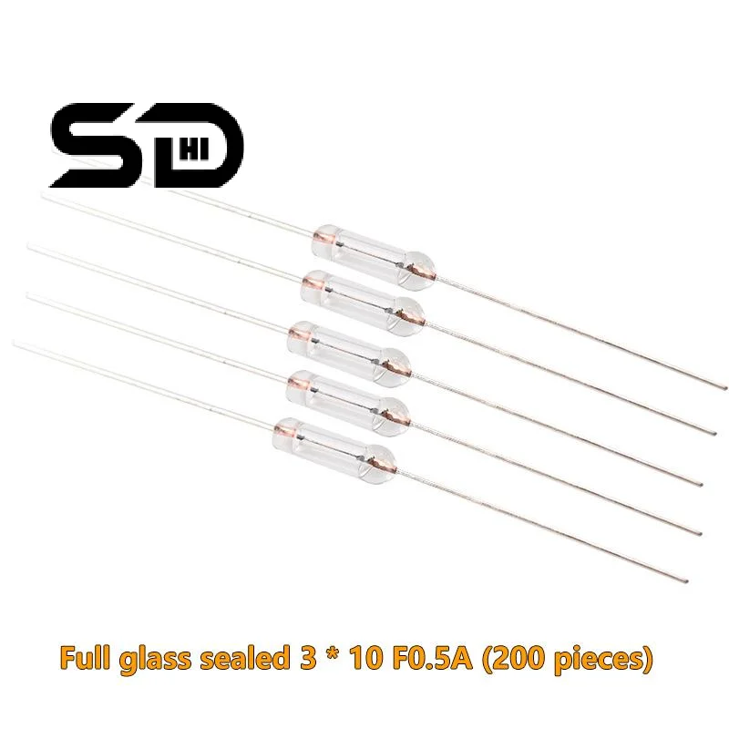 200PCS 3*10mm 0.5A/1A/2A/3A/5A Axial Fast Glass Fuse With Lead Wire 3*10 0.5A 1A 2A 3A 5A