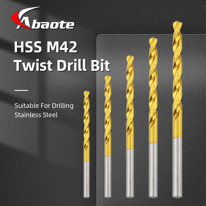 

ABAOTE M42 Cobalt Drill Bit Set For Iron And Metal Concrete Shank Tools Accessories For Metal Stainless Steel Drill