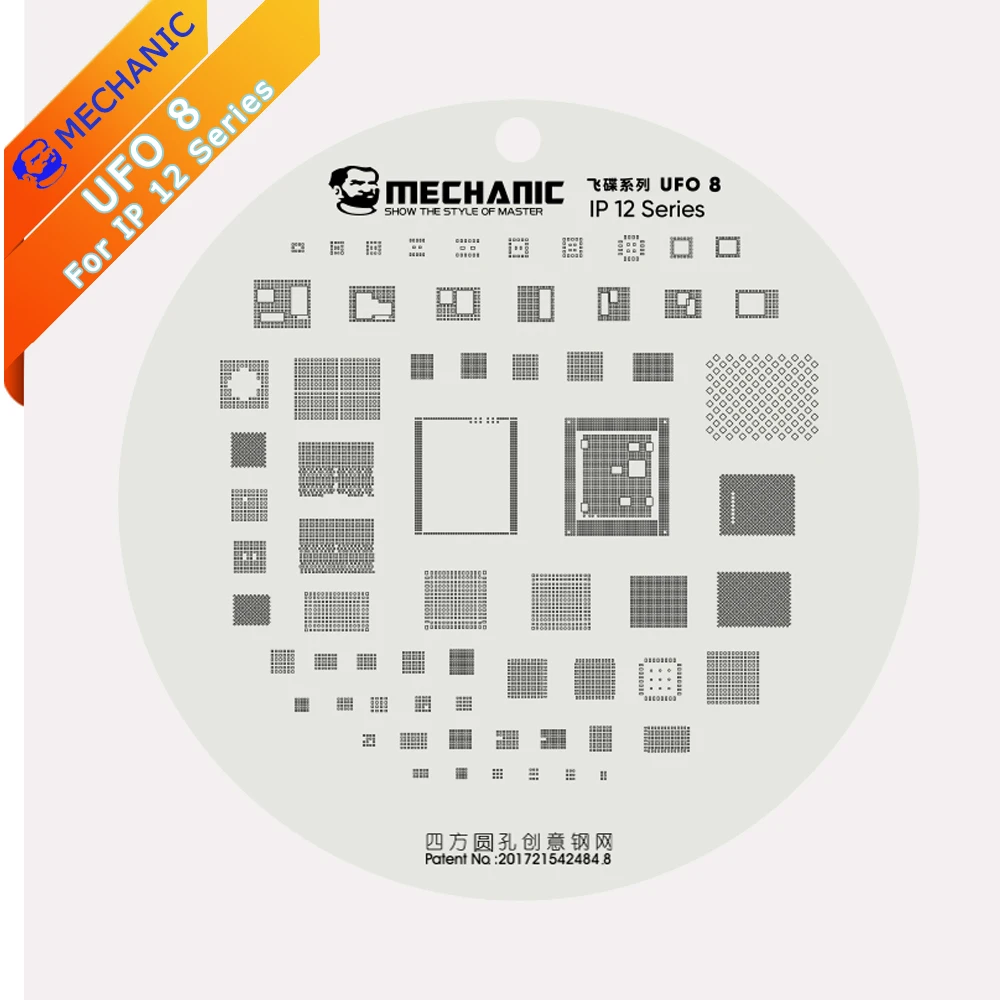 

Tin planting net MECHANIC UFO Series IC Repair For 6-X XS XS Max XR 11 12 12 mini 12 Pro 12Pro Max 13 13 mini 13 Pro 13Pro Max