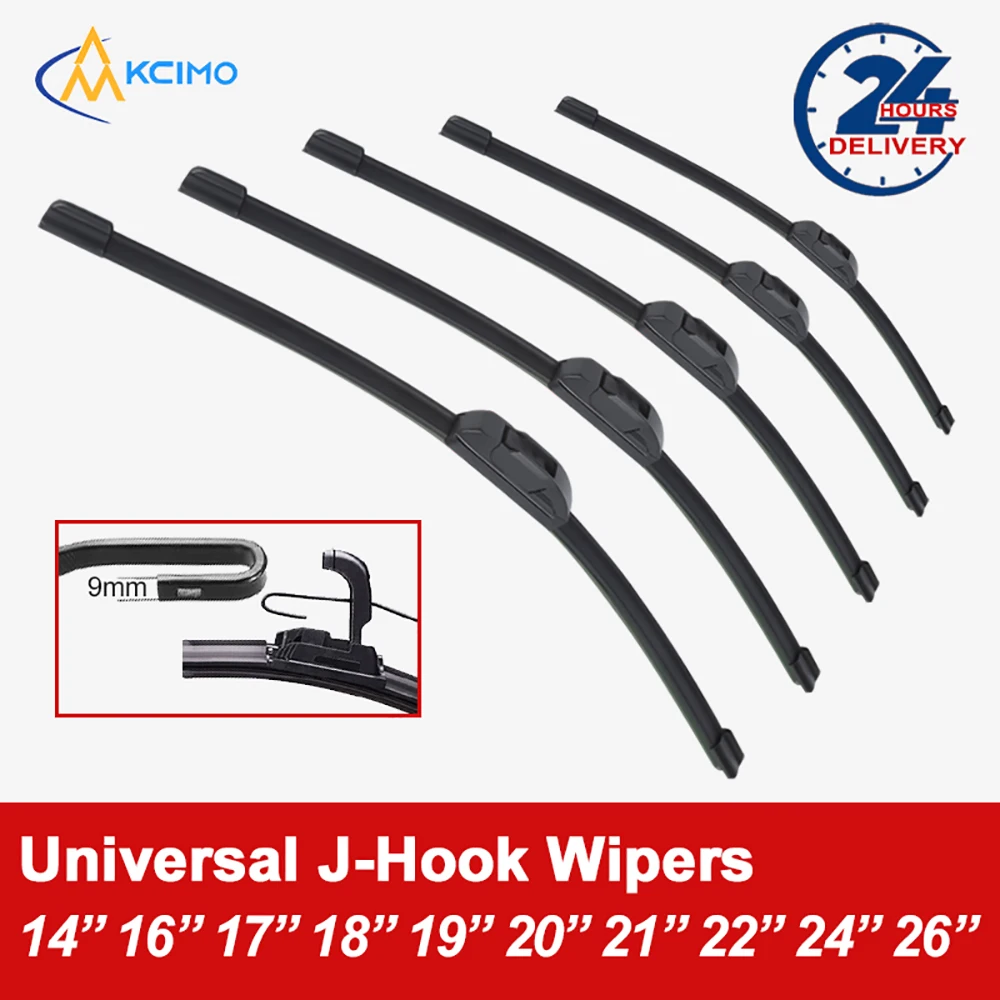 

Car Windshield Wiper Blade Hook Type Universal Suitable For 99% Of Car Wiper Blades 14" 16" 17" 18" 19" 20" 21" 22" 24" 26"