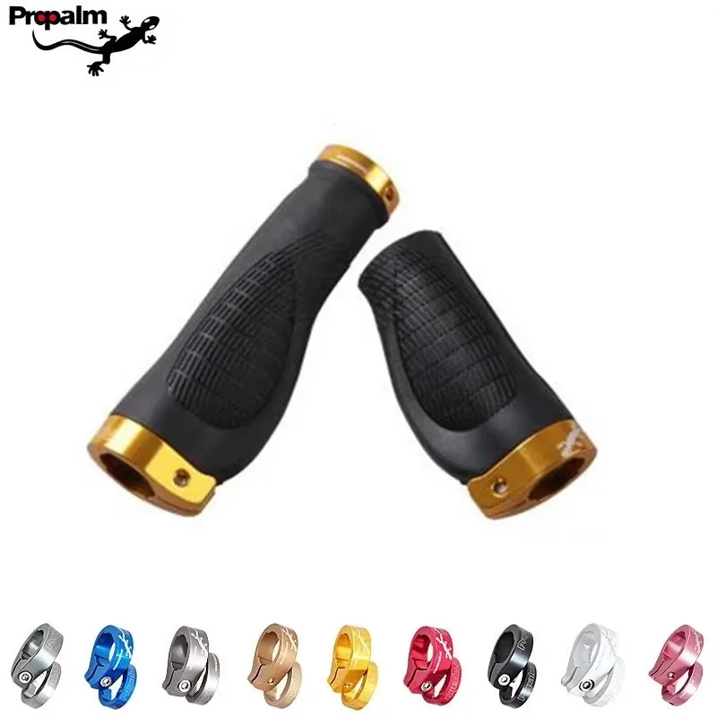 Propalm MTB Road Bike Wide Grip Rubber Ergonomic Streamlined Universal Locked Grips 130x22.2mm Bicycle Accessories