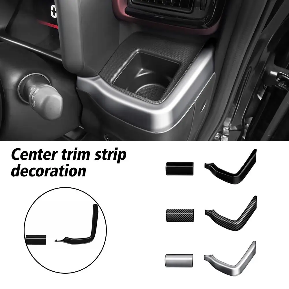 Center Trim Sticker Modified Dashboard Water Cup Holder Special Main Drive Center Trim Sticker For 24 Suzuki Spacia Custom B6S6