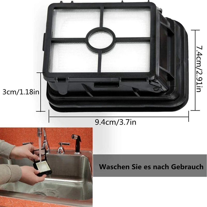 Cepillo de rodillo de filtro para Bissell Crosswave 1713 Pet Pro 2224E inalámbrico serie 2582E piezas de limpiador 1866 1868 1934 1926