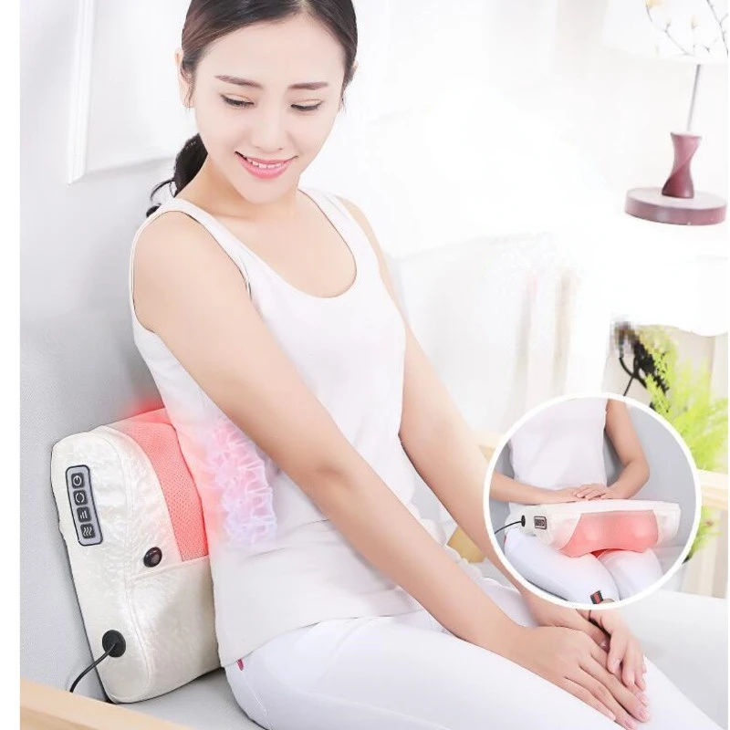 All-Encompassing Electric Massage Pillow-Comprehensive Relief for Neck Shoulder and Back Versatile Cervical Soothing Device