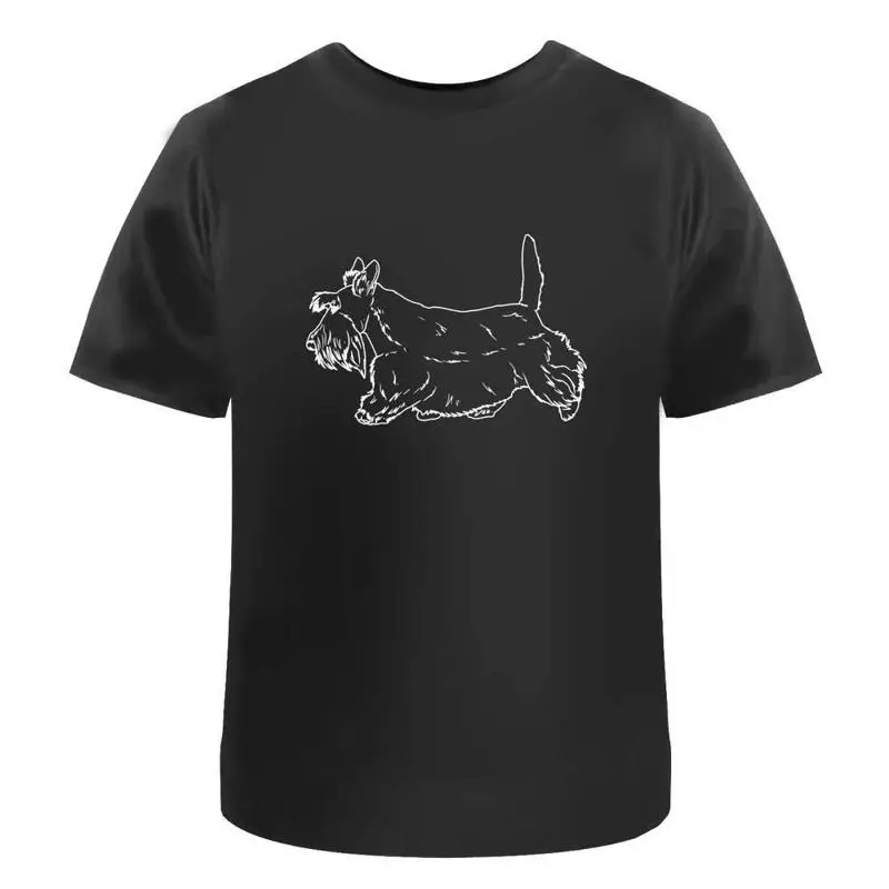 

Walking Scottish Terrier' Cotton T Shirt Ta038045