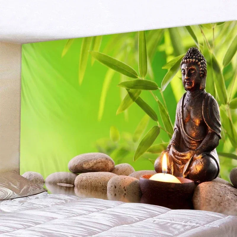 Home Decor Indian Buddha Meditation Tapestry Mandala  Hippie Boho  Yoga Mat for Bedroom Living Room tapiz