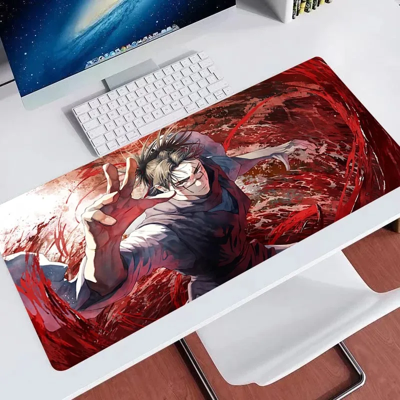 Gaming Mouse Pad Jujutsu Kaisen Choso Office Desk Cushion Computer Accessories Keyboard Table Mat Mousepad 90x40 Laptop Cushion